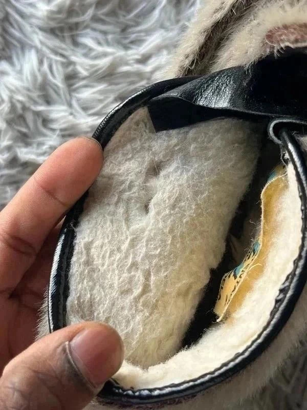 Vintage Womens faux fur Hiker Boots Size 37 – photo 12